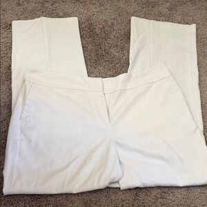 Ann Taylor White Ankle Pants